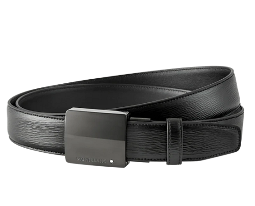 Black cut-to-size business belt