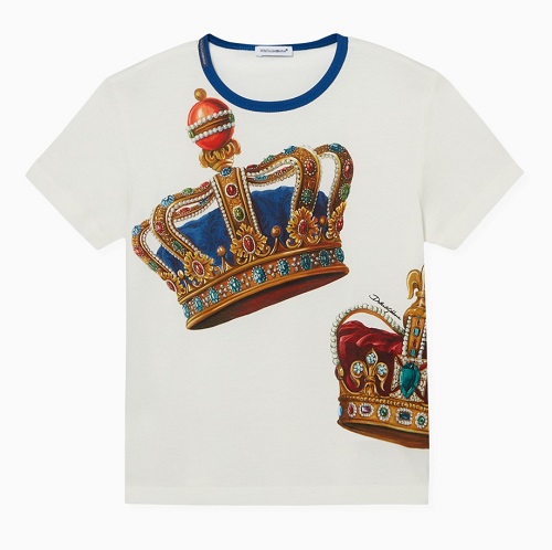 KING'S AGE COTTON T-SHIRT