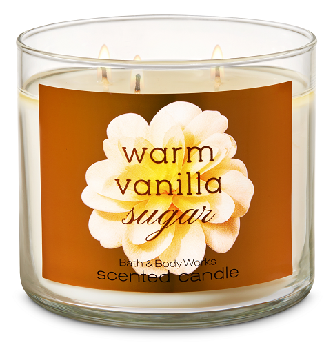 warm vanilla sugar candle