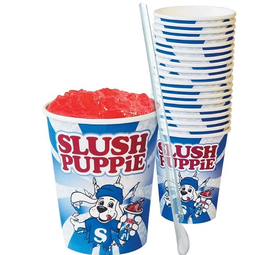 Slush Puppie Paper Cups & Straws — Keltek Distribution