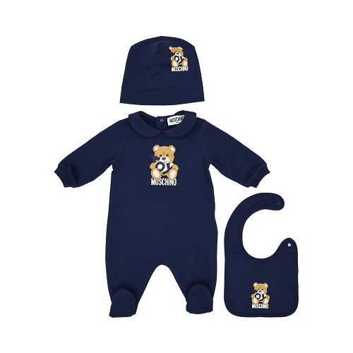 NAVY TEDDY SET