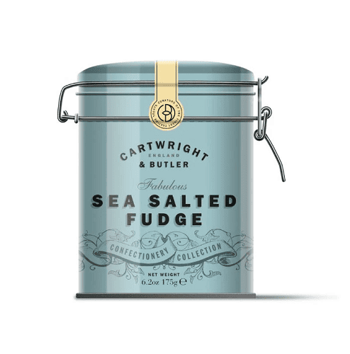 C&B SEA SALTED FUDGE IN TIN