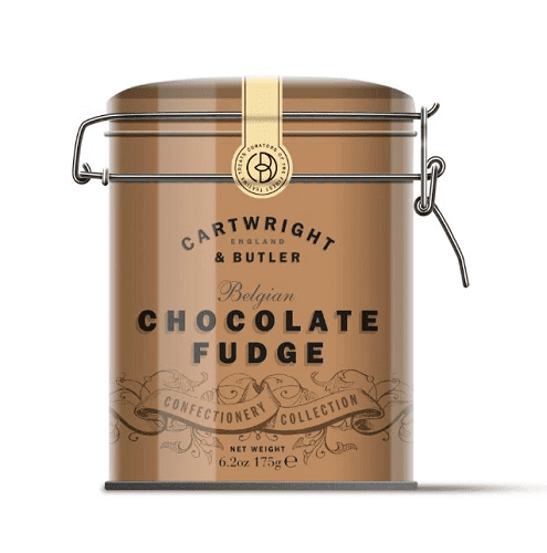C&B BELGIAN CHOCOLATE FUDGE IN TIN