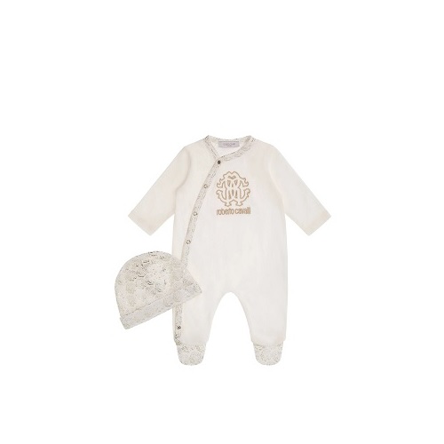 GOLD SLEEPSUIT FOR NEWBORN GIRLS
