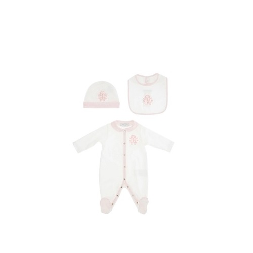 ROSE SLEEPSUIT FOR NEWBORN GIRLS