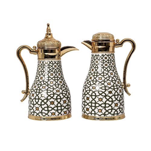 ISLAMIC GEOMETRIC LATTICE FLASK SET