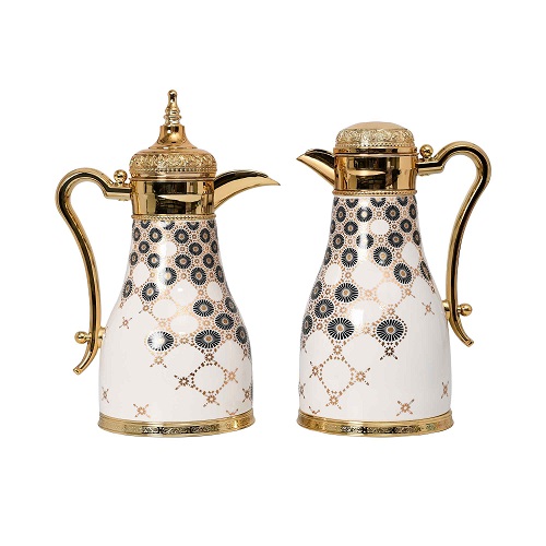 ISLAMIC ROSETTE GEOMETRIC FLASK SET