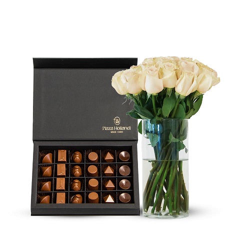 QUICKSAND ROSES WITH CHOCOLATE