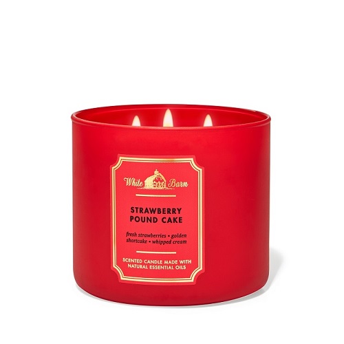STAWBERRY POUND CAKE CANDLE